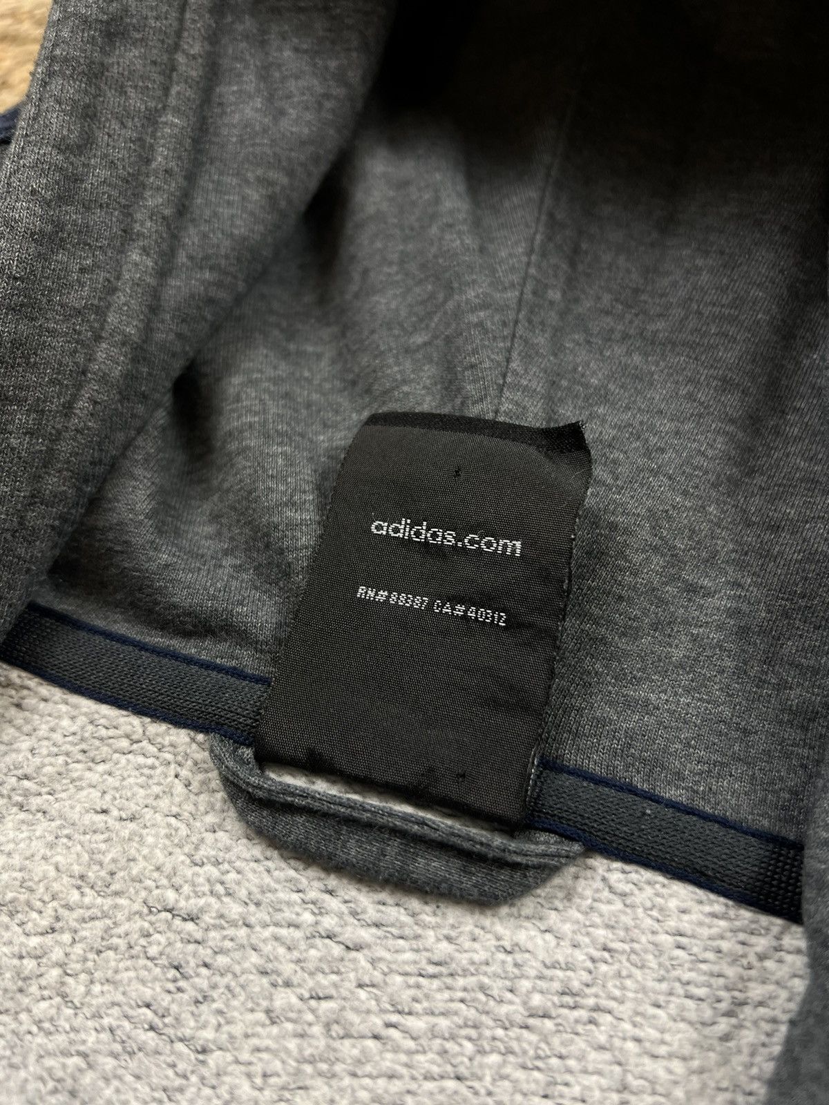 Adidas × Vintage 90’s ADIDAS RETRO ZIP HOODIE 3 STRIPES Y2K Size US XL / EU 56 / 4 - 5 Thumbnail