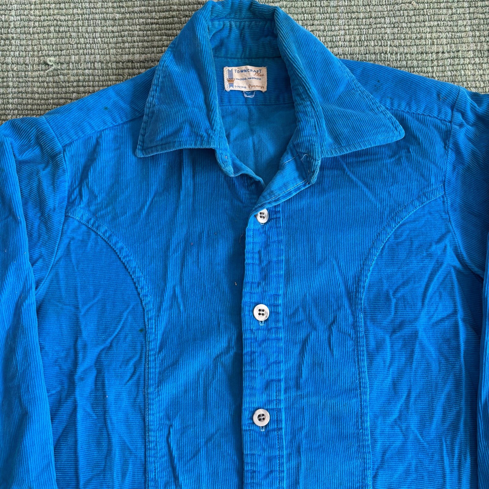 Towncraft × Vintage Vintage 1960's Corduroy Towncraft Button Up Western Shirt M Size US M / EU 48-50 / 2 - 2 Thumbnail