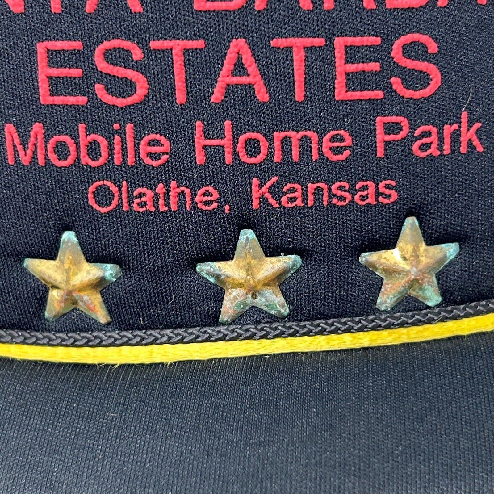 Vintage Vintage Mobile Home Park Trucker Hat Baseball Cap Olathe Kan Size ONE SIZE - 7 Thumbnail