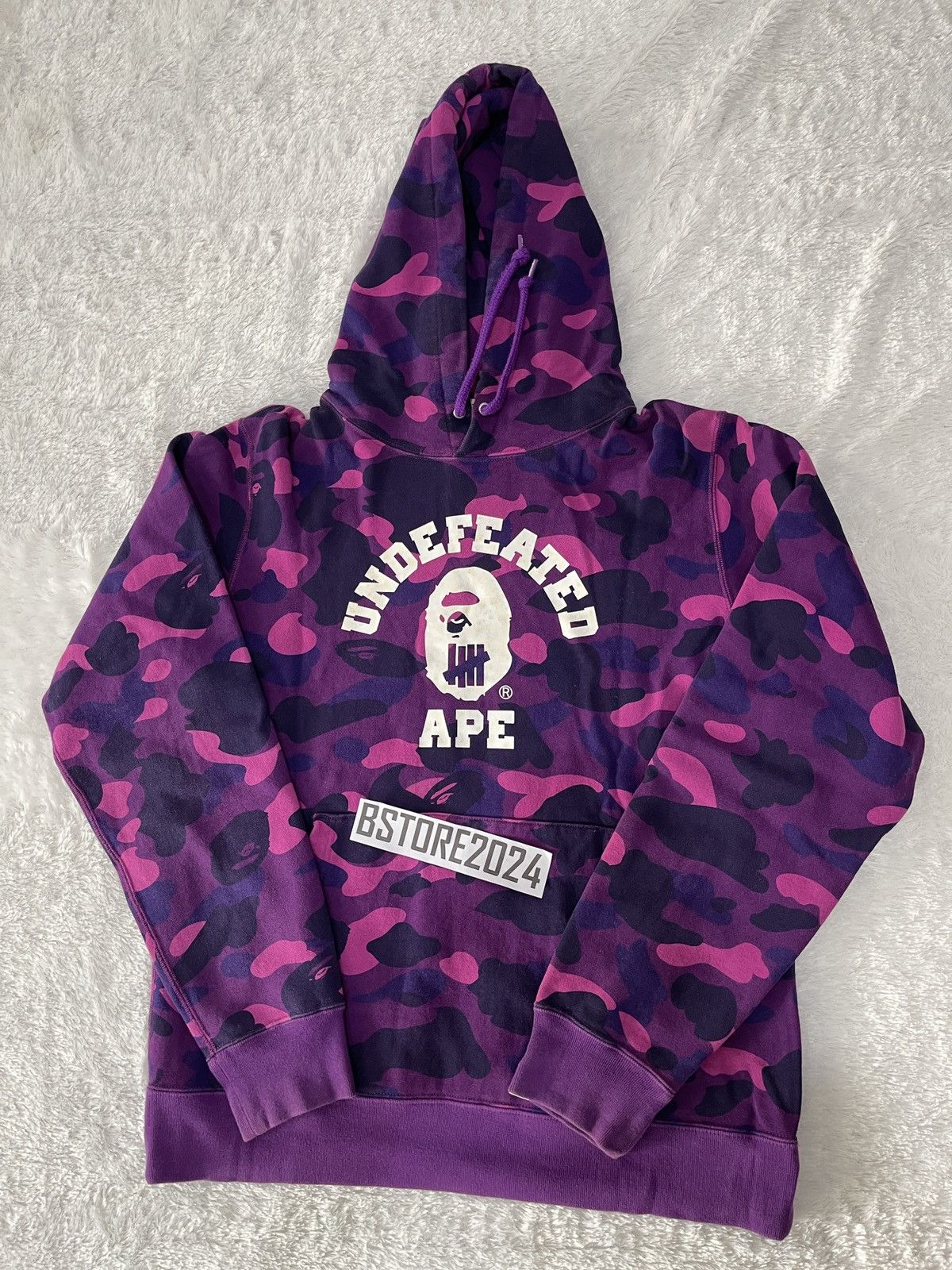 BAPE x Undefeated purple camo