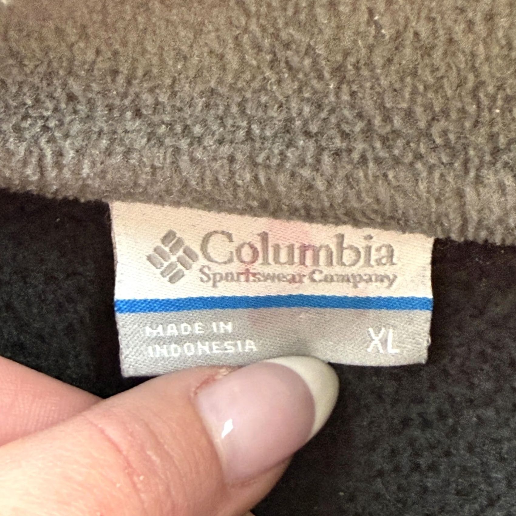 Vintage Columbia Jacket Mens XL Black Gray Fleece Full Zip Outdoor Hiking Casual Size US XL / EU 56 / 4 - 4 Thumbnail