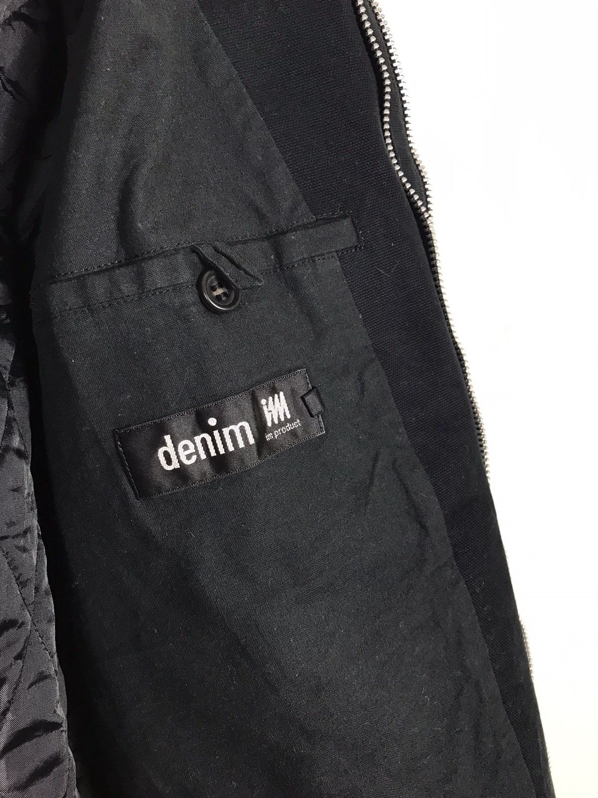 Issey Miyake Vintage Issey Miyake Denim Products Canvas Parka Hoodie Size US L / EU 52-54 / 3 - 6 Thumbnail