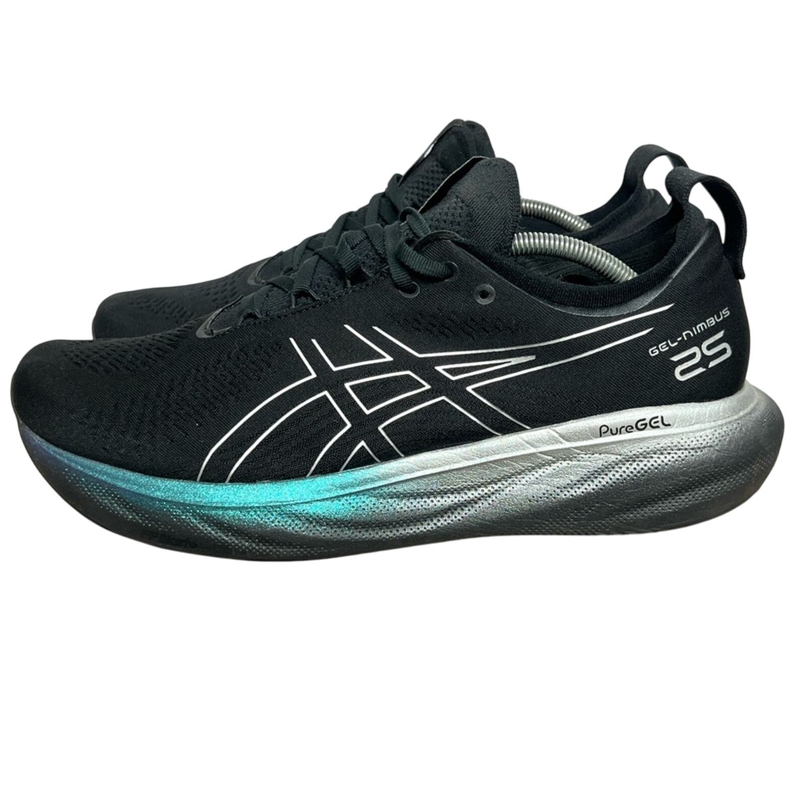 Asics Gel-Nimbus 25 Platinum Road Running Shoes Men's Black (Size 12)