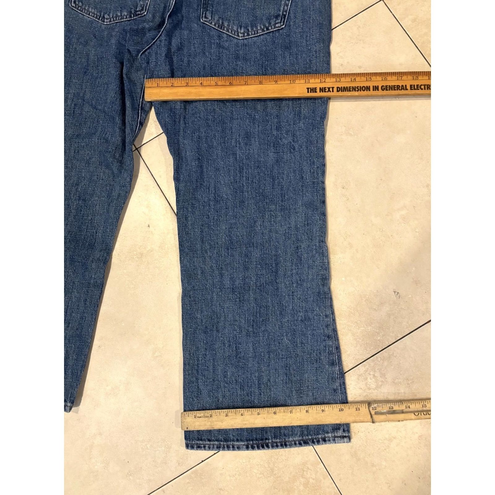 J.Crew J.Crew Jeans Mens 33x27 Blue 84 Kick Out High Rise Bootcut 5 Pocket Denim Size US 31 - 7 Thumbnail