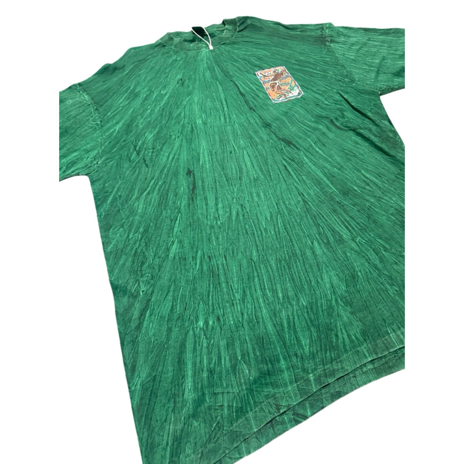 Vintage VINTAGE Crazy Shirts Hawaii Tie Dye T-Shirt Men XL Made In USA Shirt Mens Green USA Tie Dye Graphic Print 1990s Size US XL / EU 56 / 4 - 5 Thumbnail