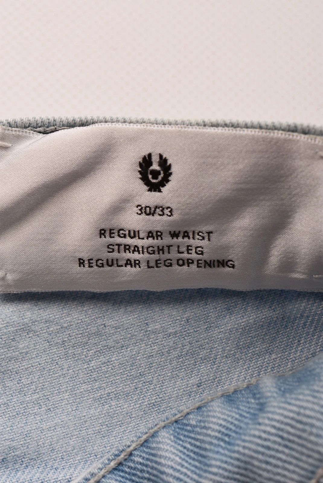 Belstaff Belstaff Straight Leg Biker Jeans Light Blue Denim W31 L32 Size US 31 - 7 Thumbnail