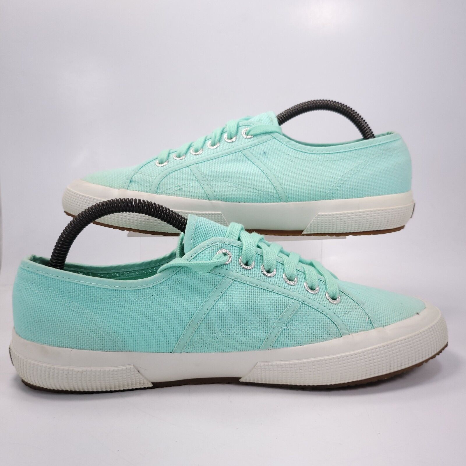 Superga Superga 2750 Cuto Shoe Womens Size 10 S00010-C60 Green White Size US 10 / IT 40 - 6 Thumbnail