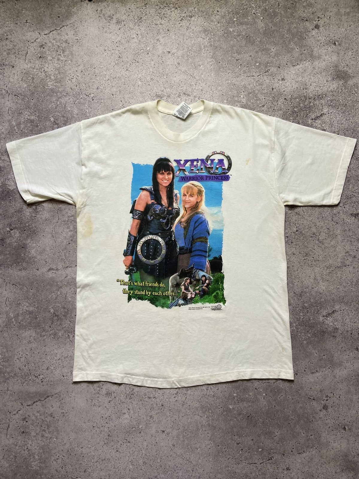 Vintage 1997 Xena Warrior Princess TV Show Promo T-Shirt XL VTG 90s Size US XL / EU 56 / 4 - 1 Thumbnail