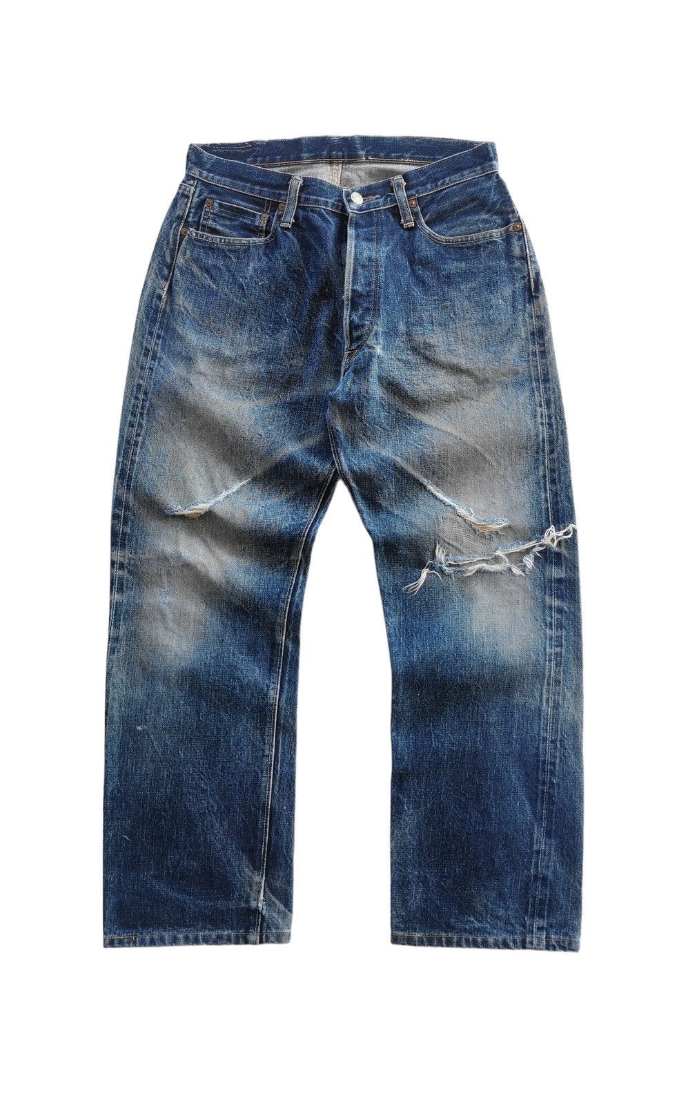 Denime × Japanese Brand × Vintage Denime Vintage Selvedge Size 30x38 Size US 30 / EU 46 - 3 Thumbnail