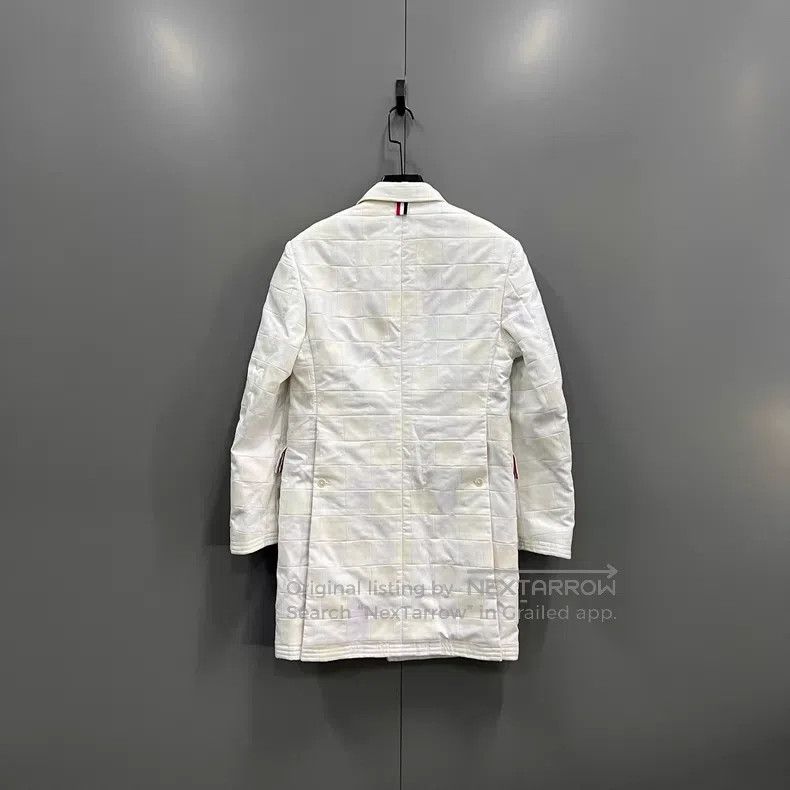 Thom Browne Thom Browne Color-blocked Plaid Overcoat Jacket Size US XS / EU 42 / 0 - 2 Thumbnail