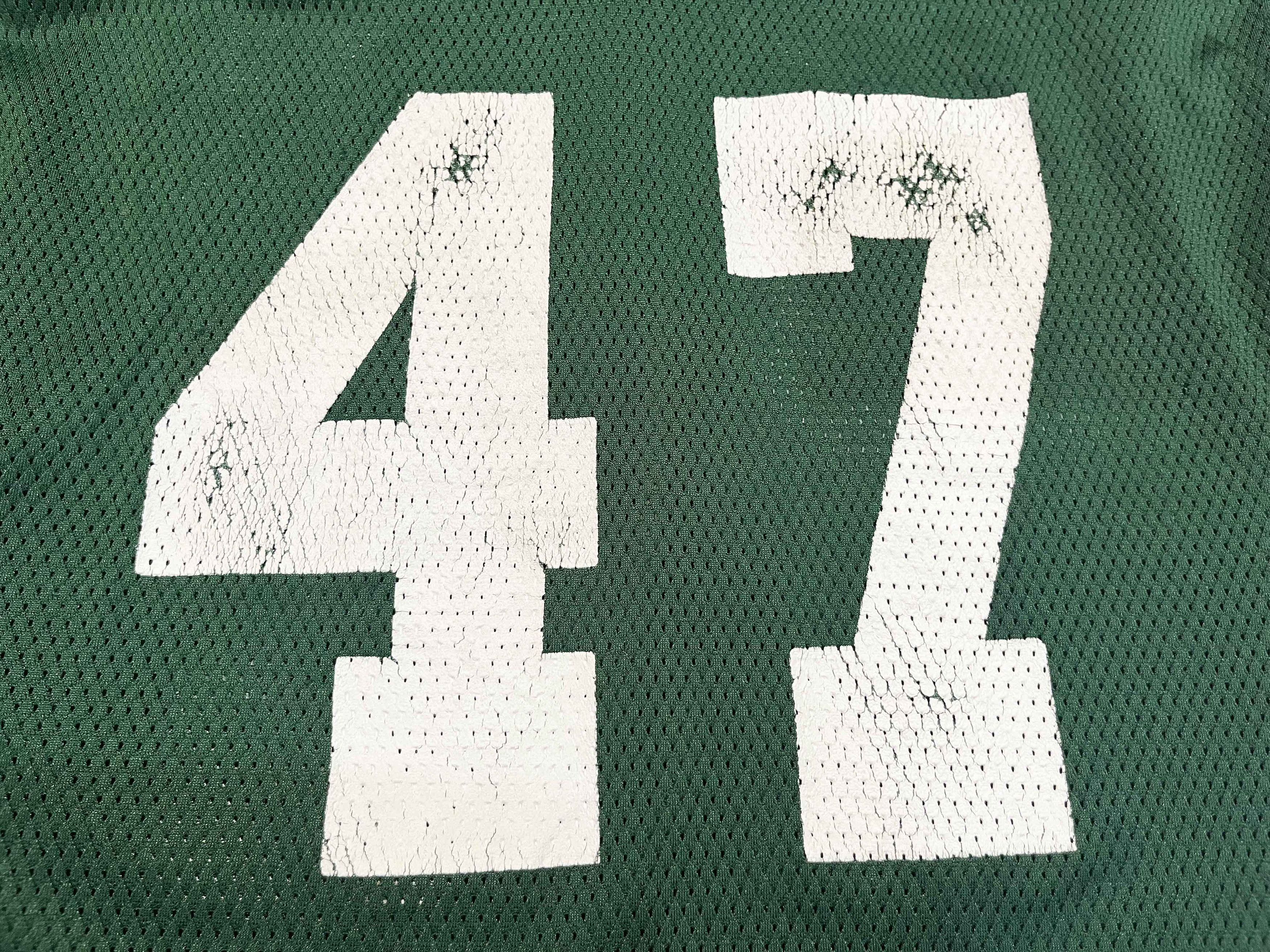 NFL × Reebok Reebok NFL 2010 New York Jets #47 Practice Worn Jersey Size US L / EU 52-54 / 3 - 2 Thumbnail