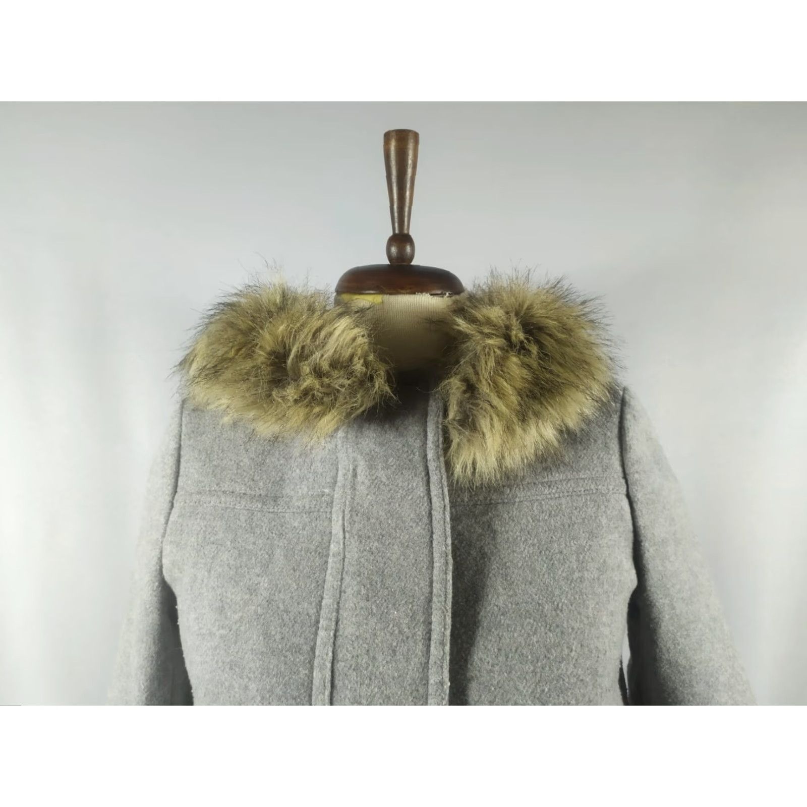 J.Crew J.CREW Coat Wool Blend Long Sleeve Zip Snap Gray 0 Women's Tweed Overcoat Long Jacketschort Size XS / US 0-2 / IT 36-38 - 5 Thumbnail