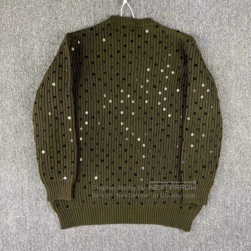 Givenchy Givenchy Green Wool Knit Sweater for Women . Size M / US 6-8 / IT 42-44 - 2 Thumbnail