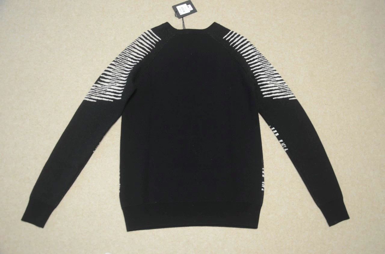 Marcelo Burlon MB black iconic pattern sweater jacket XS Size US XS / EU 42 / 0 - 4 Thumbnail