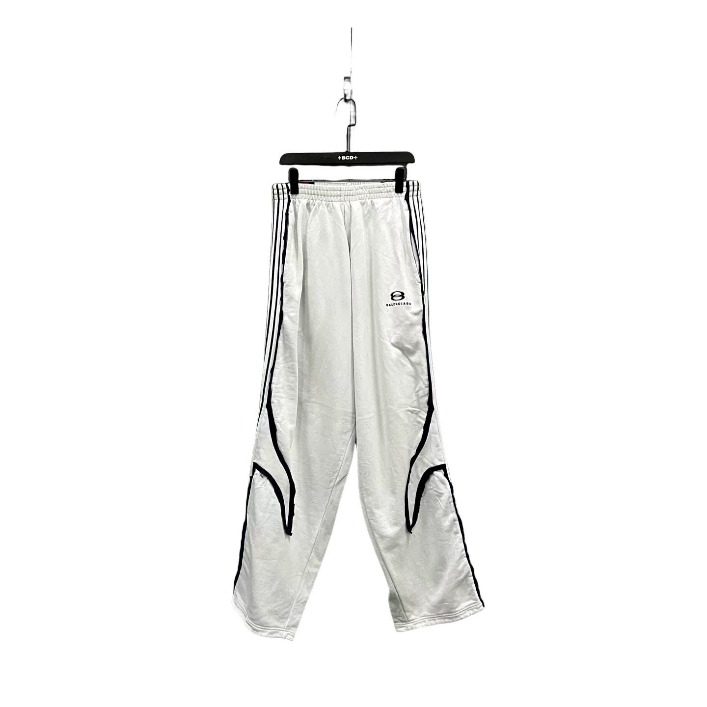 Balenciaga Balenciaga Side Stripe Logo Sweatpants S Size US 30 / EU 46 - 1 Thumbnail