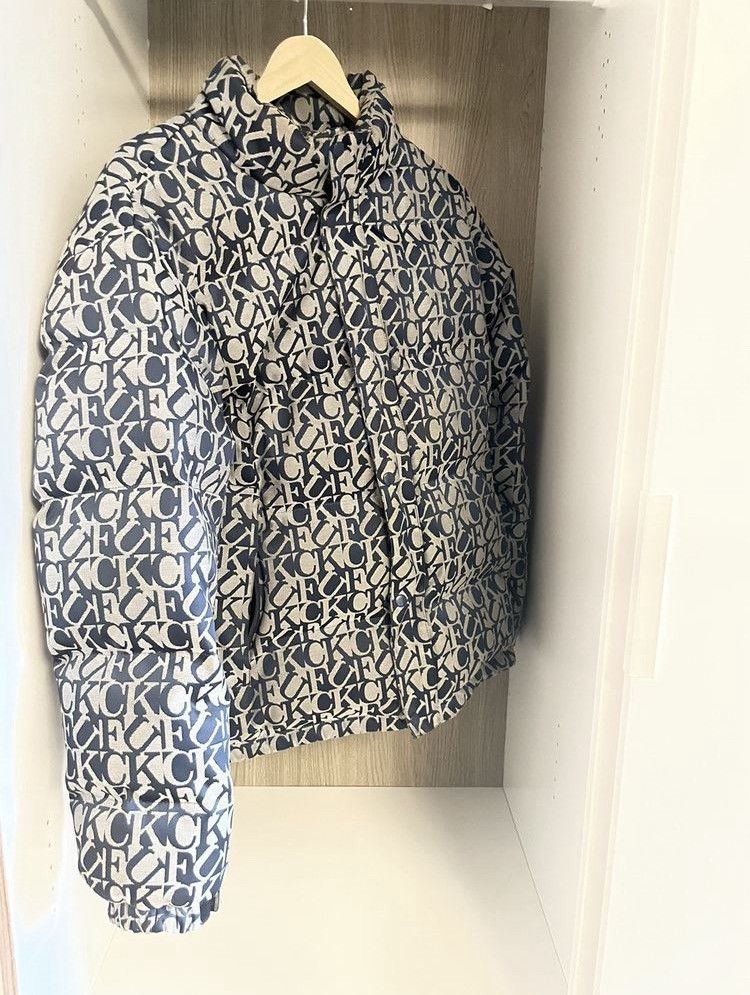 Supreme “Supreme Fuck Jacquard” puffer jacket Size US L / EU 52-54 / 3 - 3 Thumbnail