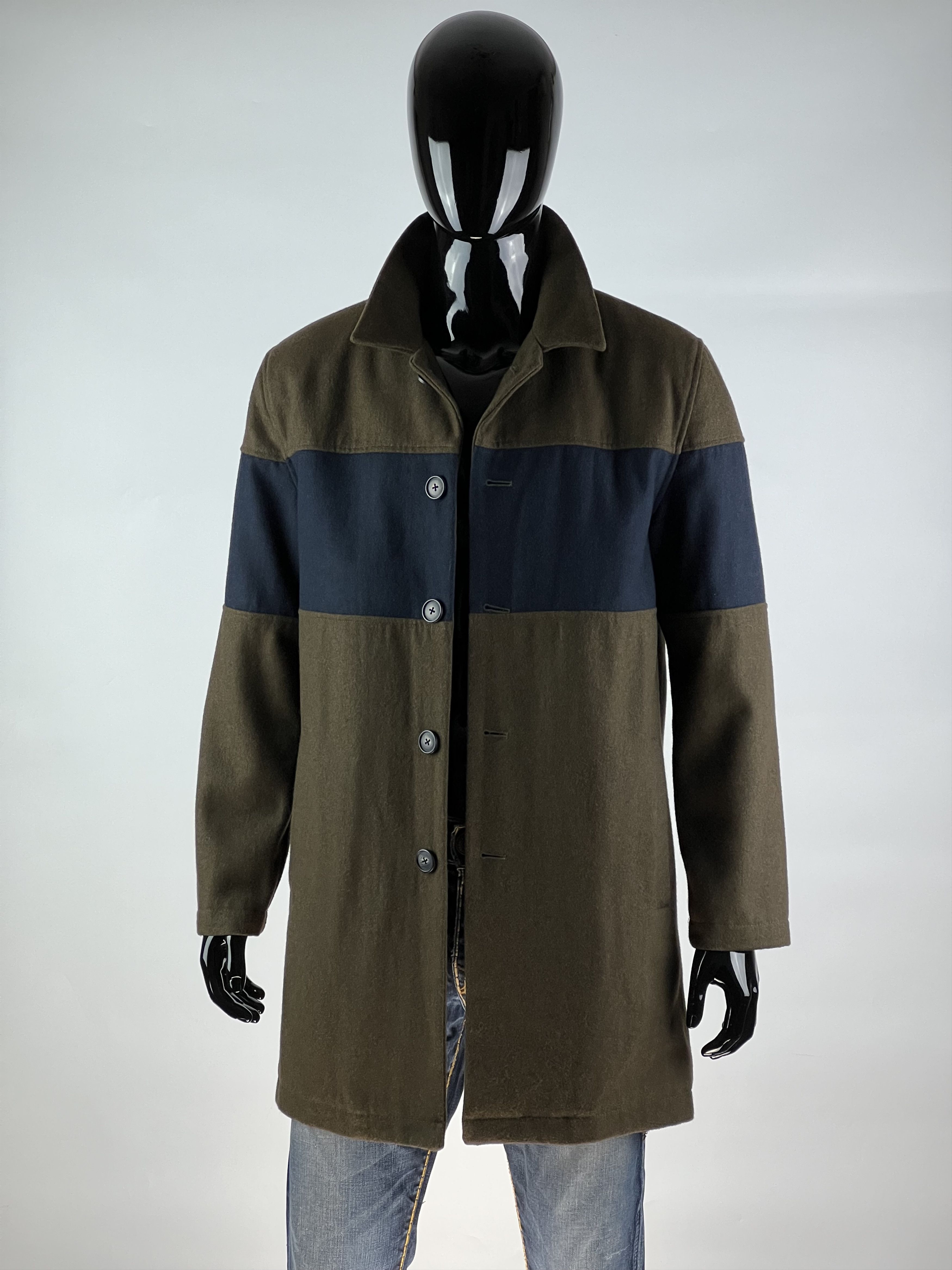 Designer HYMN London Wool Heavy Coat Size M/L Size US M / EU 48-50 / 2 - 1 Thumbnail