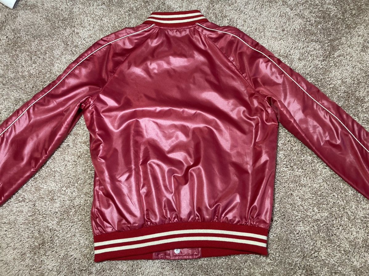 Celine × Hedi Slimane SS20 Celine Teddy Nylon Jacket Piping Red 