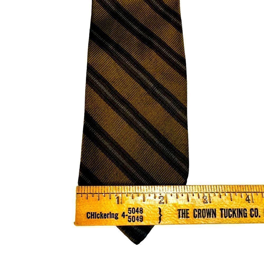 Vintage Vintage 60s Silk Reds, Greens and Golds Striped Neck ties Size ONE SIZE - 5 Thumbnail