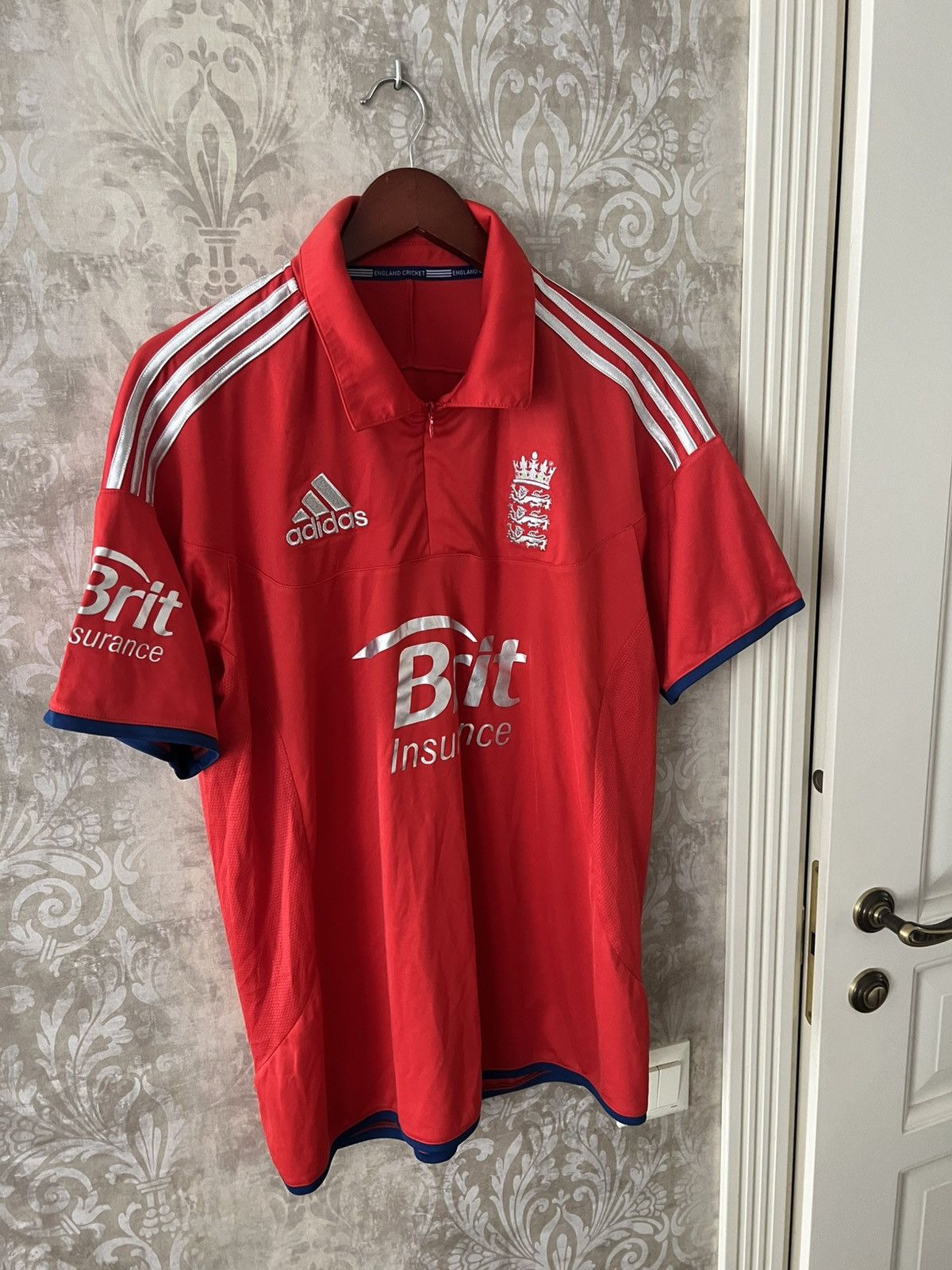 Adidas Adidas England Team Jersey Cricket Polo Shirt Size US L / EU 52-54 / 3 - 3 Thumbnail