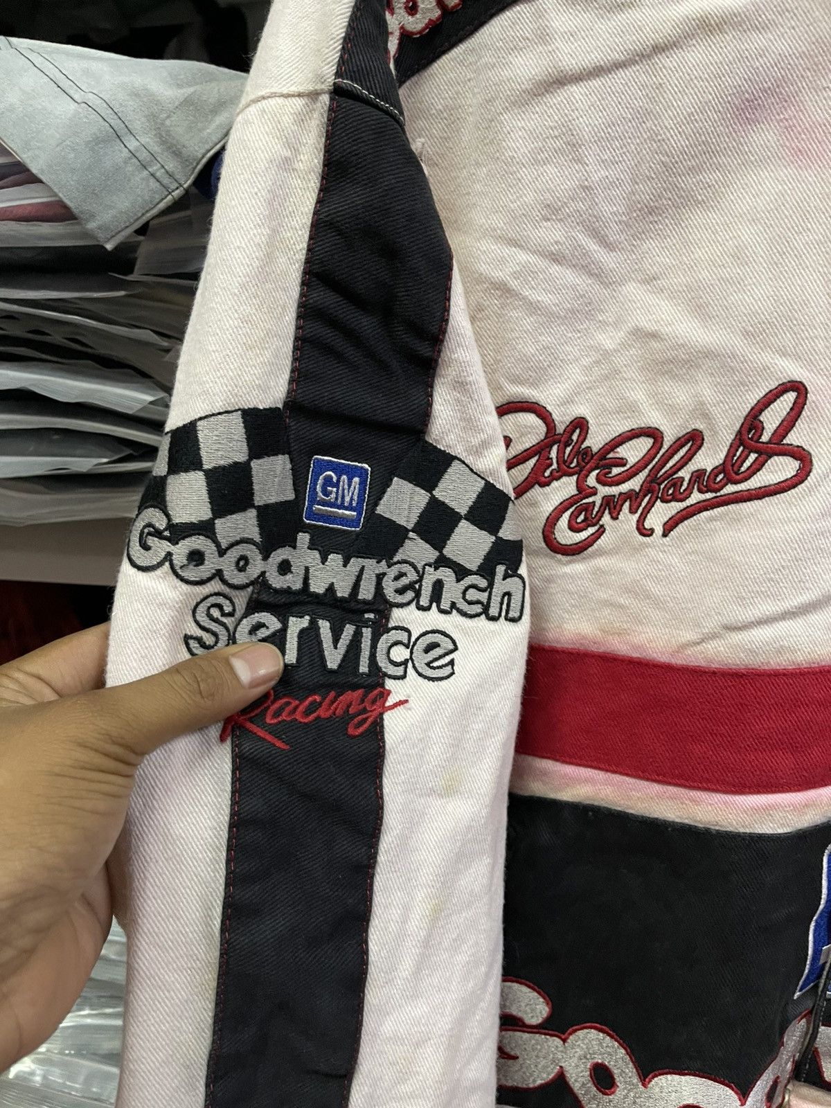 Vintage Vintage Jeff Hamilton Nascar Goodwrench Winston Cup Jacket🔥🔥 Size US L / EU 52-54 / 3 - 3 Thumbnail