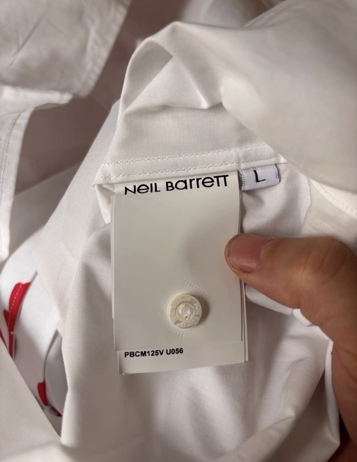Neil Barrett Neil Barrett Short Sleeve Shirt J2 Size US L / EU 52-54 / 3 - 5 Thumbnail