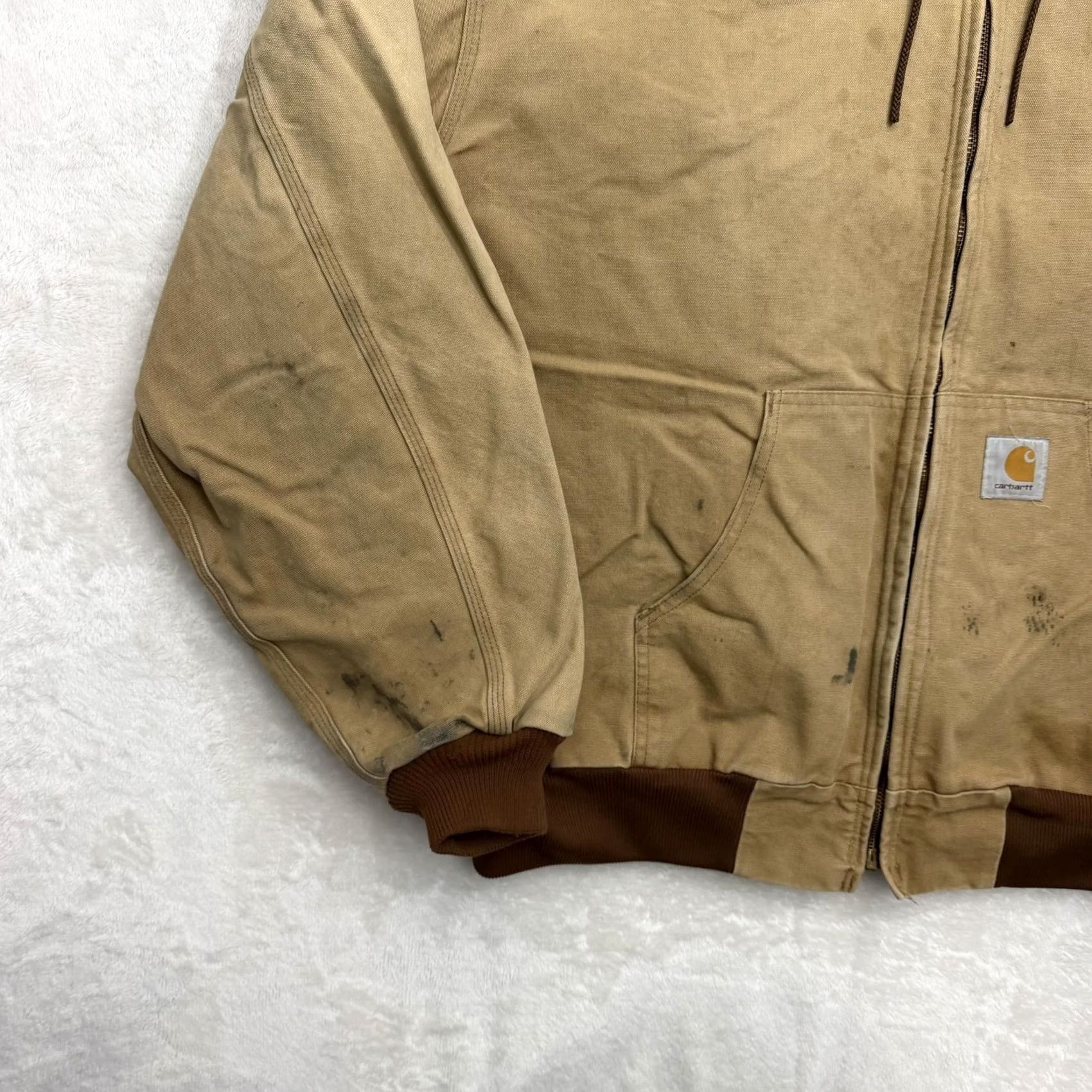Carhartt Carhartt Jacket Mens 4XL Brown Canvas Hooded Lined Workwear Bomber Full Zip Size US S / EU 44-46 / 1 - 7 Thumbnail