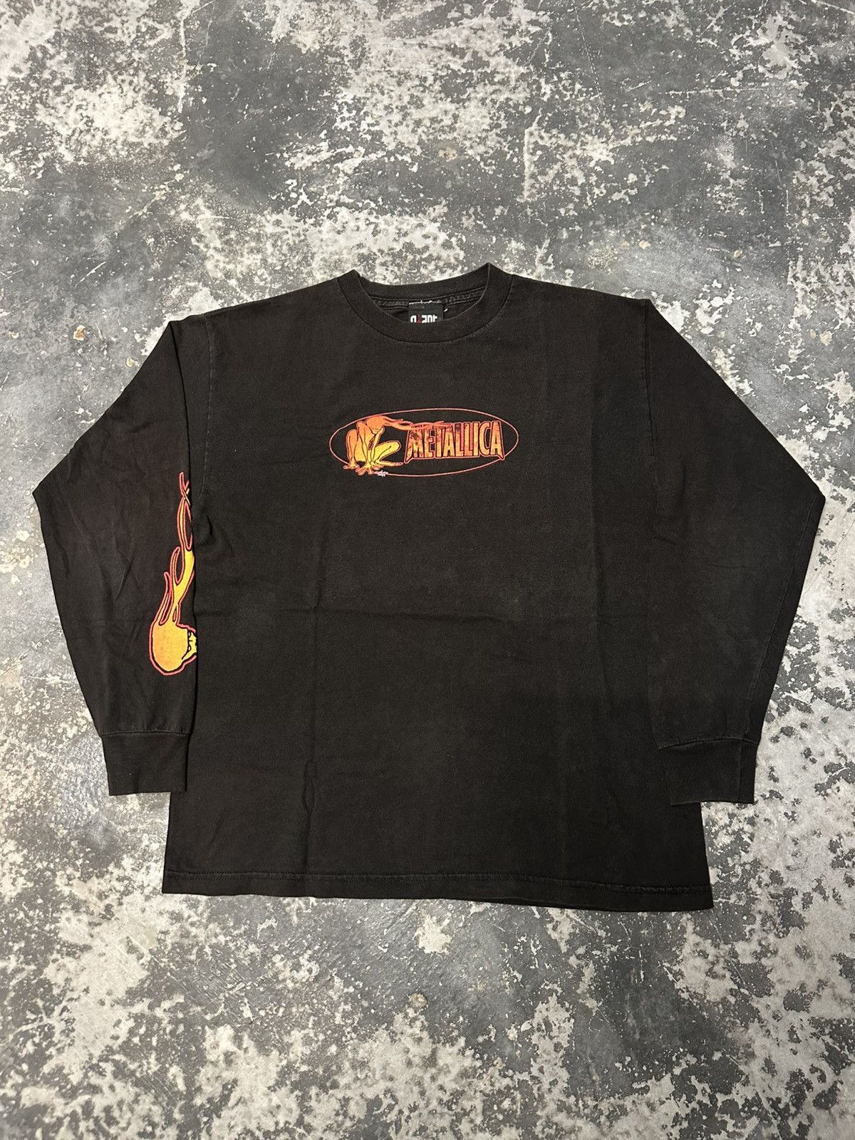 Band Tees × Vintage Vintage 90s Metallica Long Sleeve Shirt by Giant Band Tee Size US M / EU 48-50 / 2 - 1 Thumbnail