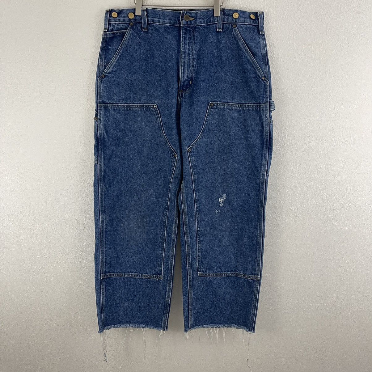 Carhartt CARHARTT Vintage 90s Mens Double Knee Baggy Skater Jeans Size US 36 / EU 52 - 3 Thumbnail