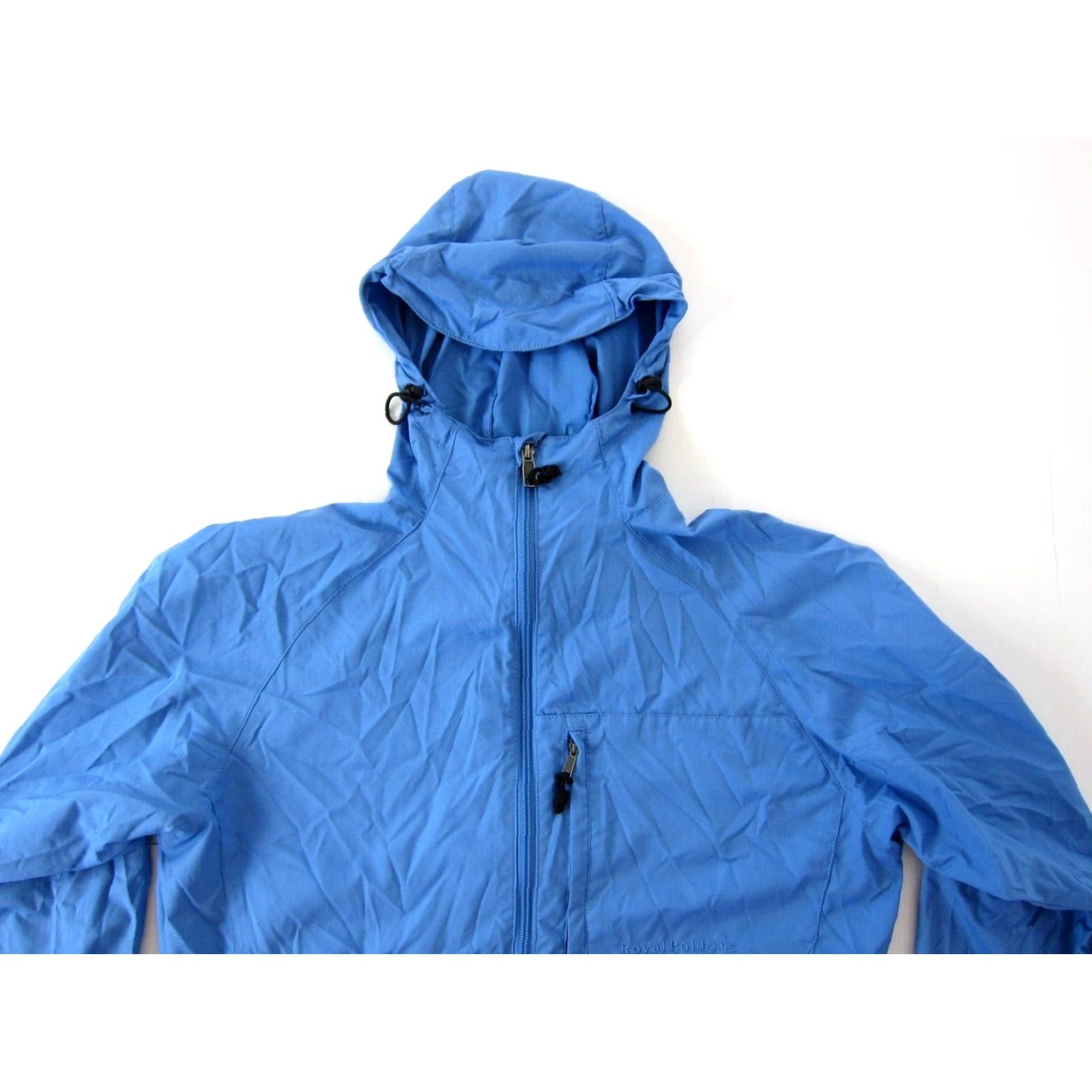 Royal Robbins VINTAGE Royal Robbins Blue Full Zipper Pocket Hooded Windbreaker lightweight Jacket SP Size S / US 4 / IT 40 - 3 Thumbnail