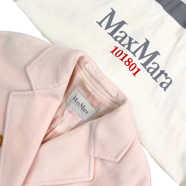 Max Mara Max Mara 101801 Pink Coat Size XS / US 0-2 / IT 36-38 - 3 Thumbnail