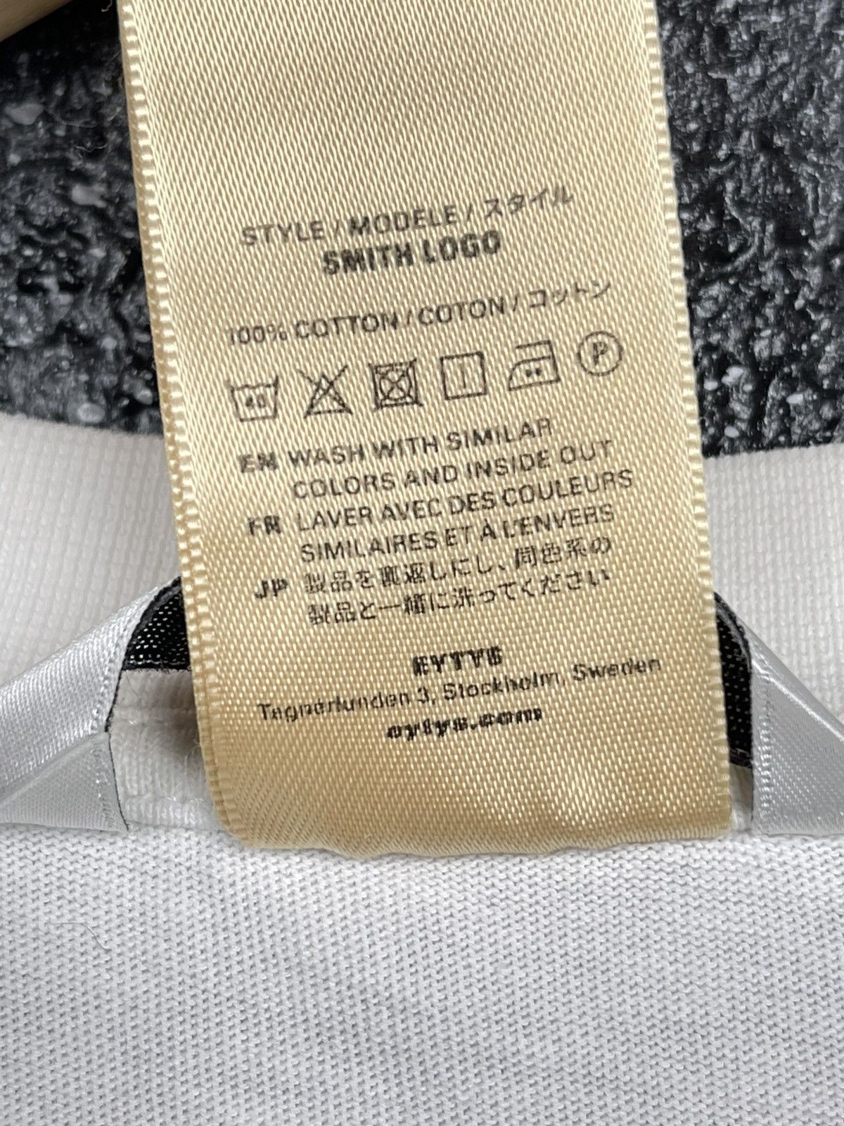 Eytys Eytys Smith Logo Basic White T-Shirt Men’s Size M Size US M / EU 48-50 / 2 - 10 Thumbnail