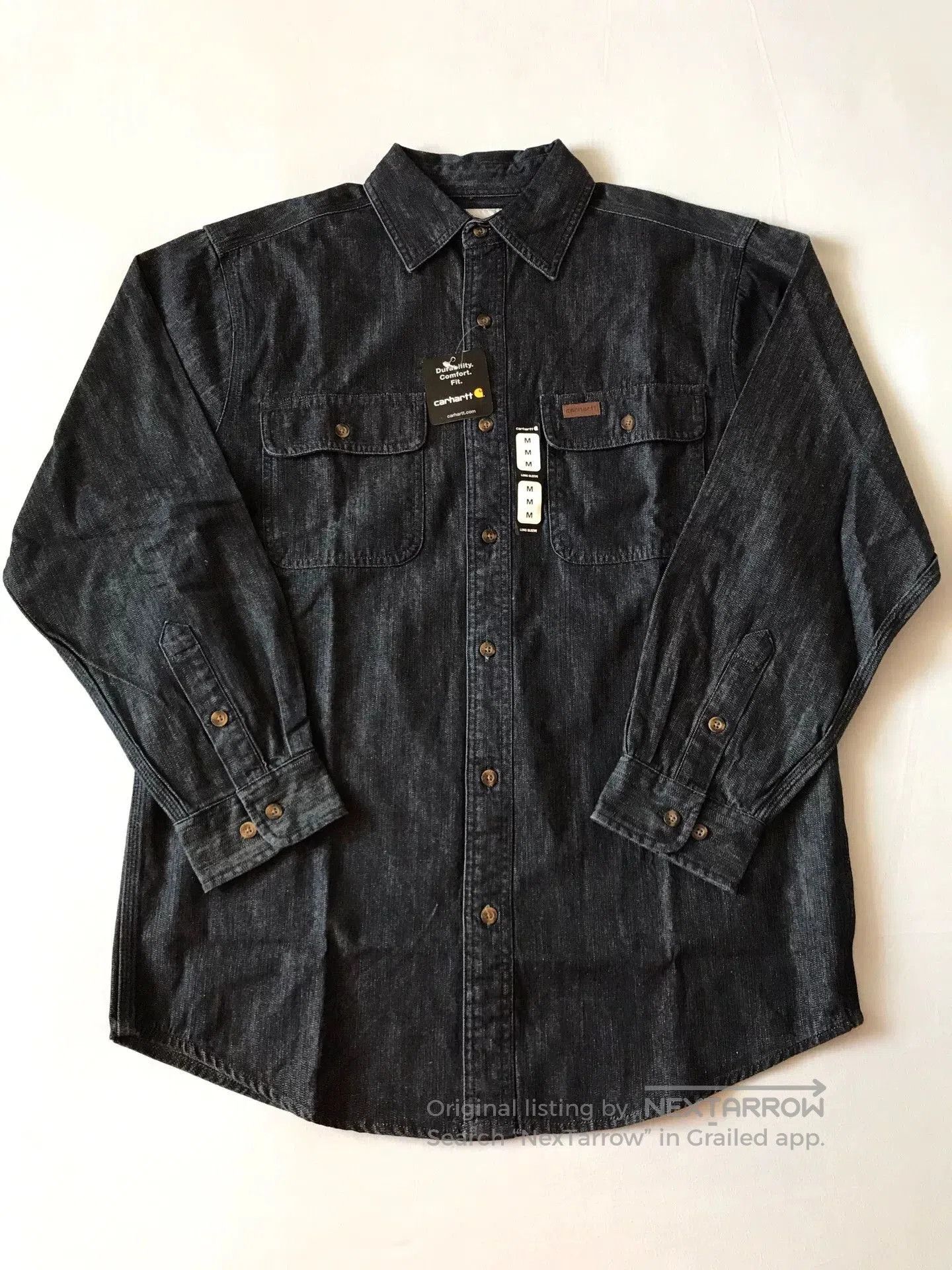 Carhartt Carhartt 100082 Denim Work Shirt. Size US M / EU 48-50 / 2 - 1 Thumbnail
