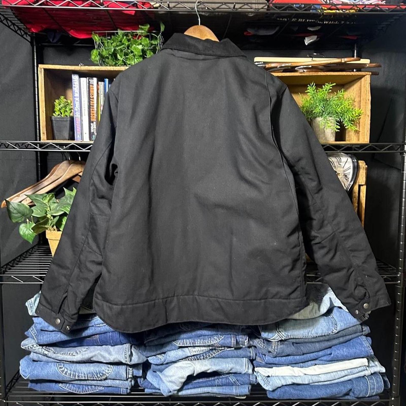 Carhartt Carhartt 103828 BLK Detroit Jacket XL Blanket Lined Black Size US L / EU 52-54 / 3 - 2 Thumbnail