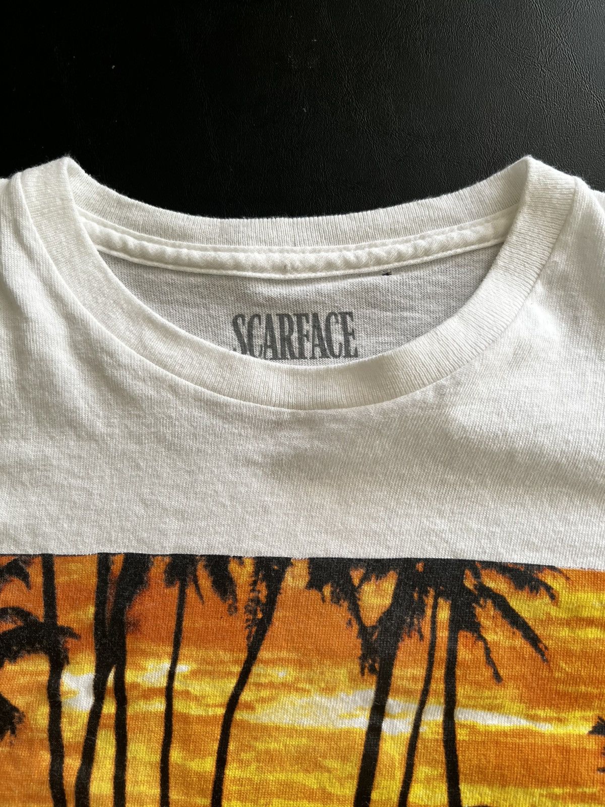 Vintage Vintage Scarface White T-Shirt Size US M / EU 48-50 / 2 - 5 Thumbnail