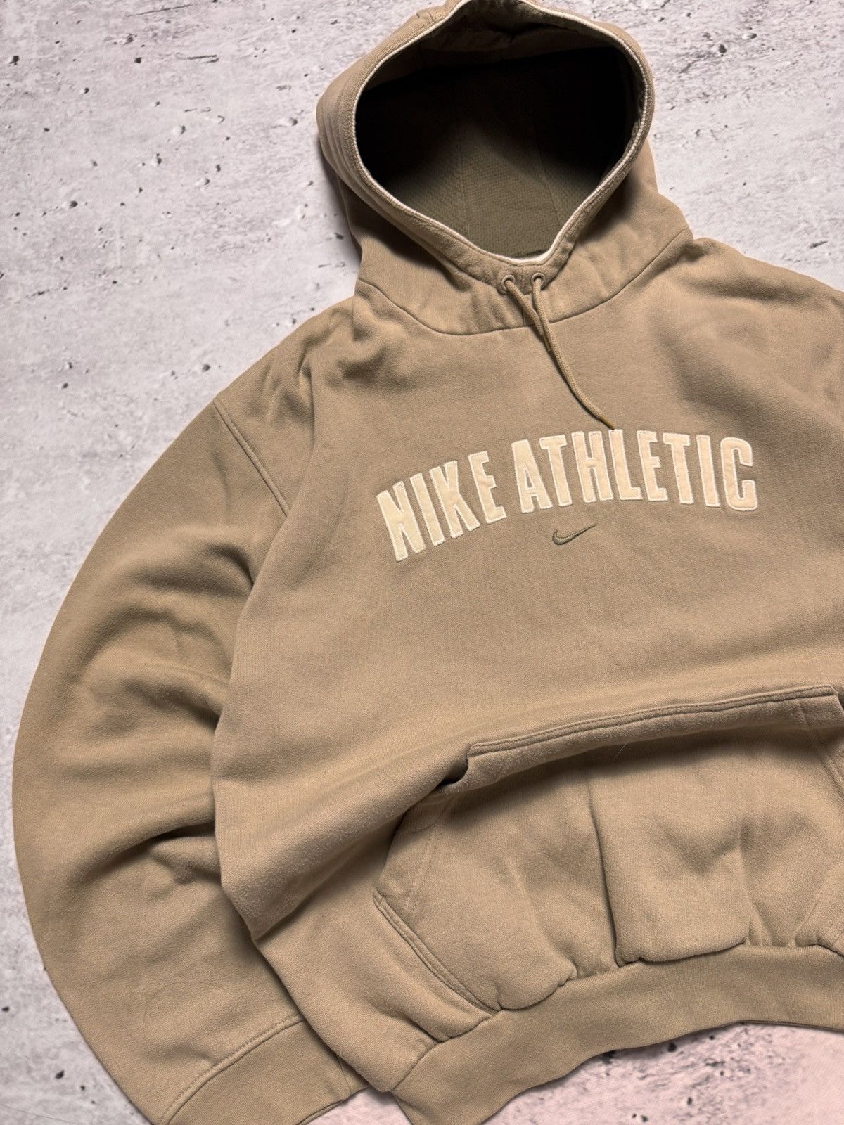 Nike × Vintage NIKE VINTAGE CENTER LOGO OVERSIZE BOXY HOODIE Size US M / EU 48-50 / 2 - 2 Thumbnail
