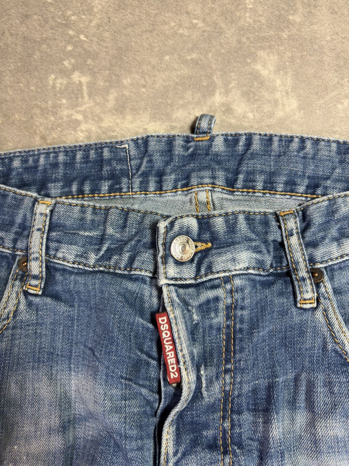 Dsquared2 Dsquared2 Paint Splattered Faded Distressed Denim Jeans 48 Size US 32 / EU 48 - 7 Thumbnail