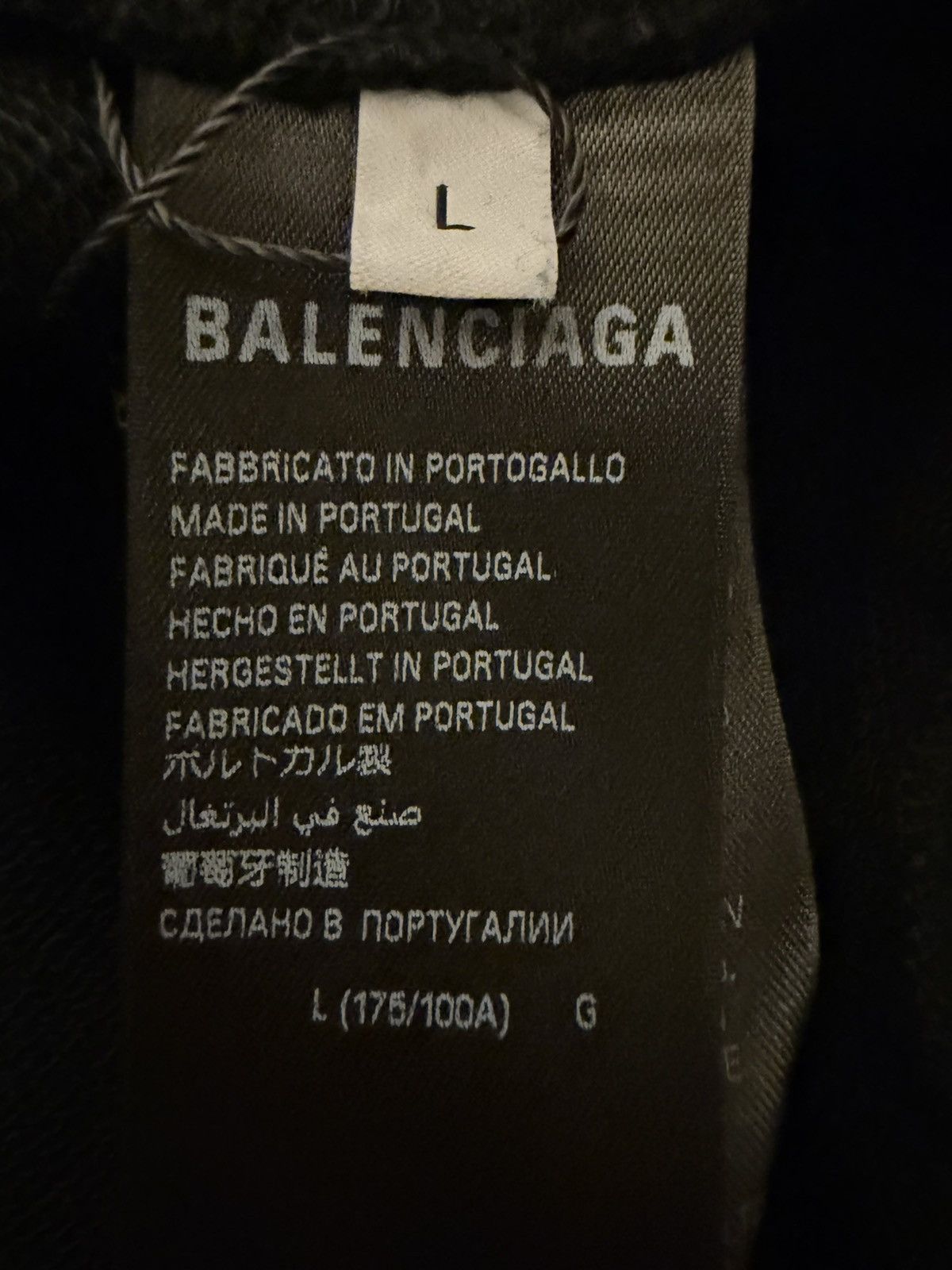 Balenciaga Plain Logo Hoodie