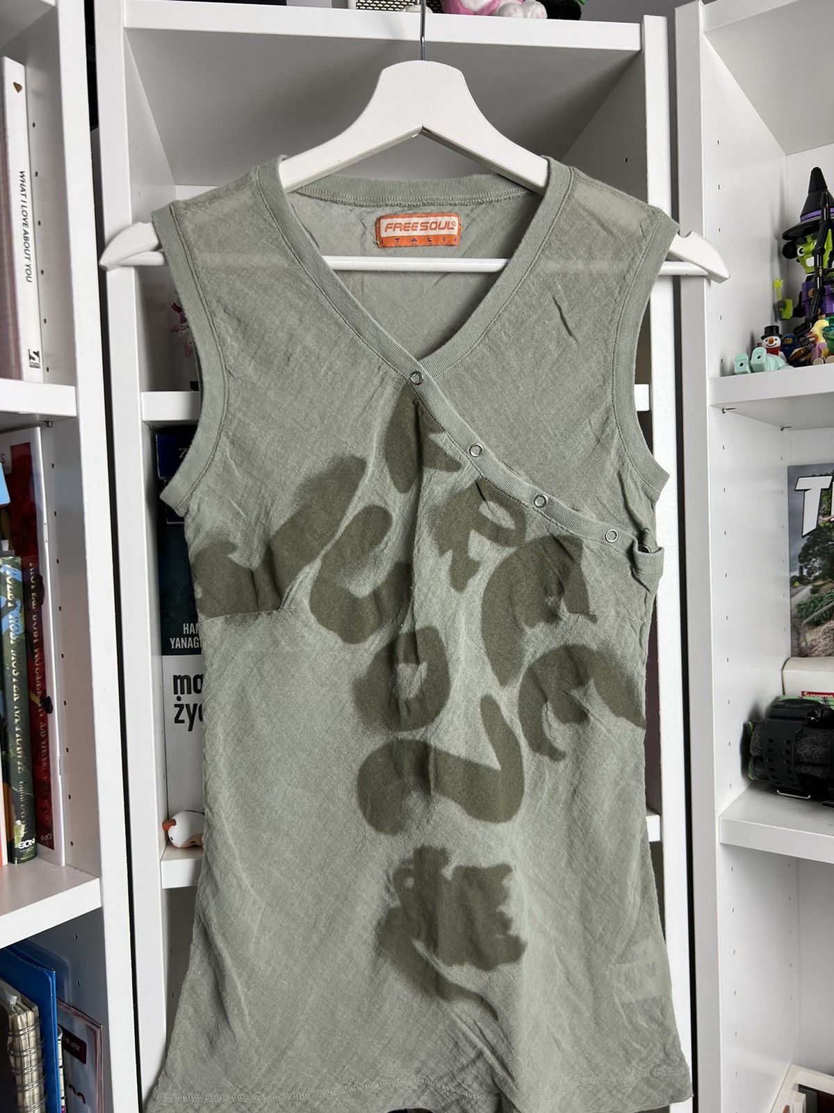 Vintage Vintage Y2K avantgarde style mesh top vest sleeveless top S Size S / US 4 / IT 40 - 4 Thumbnail
