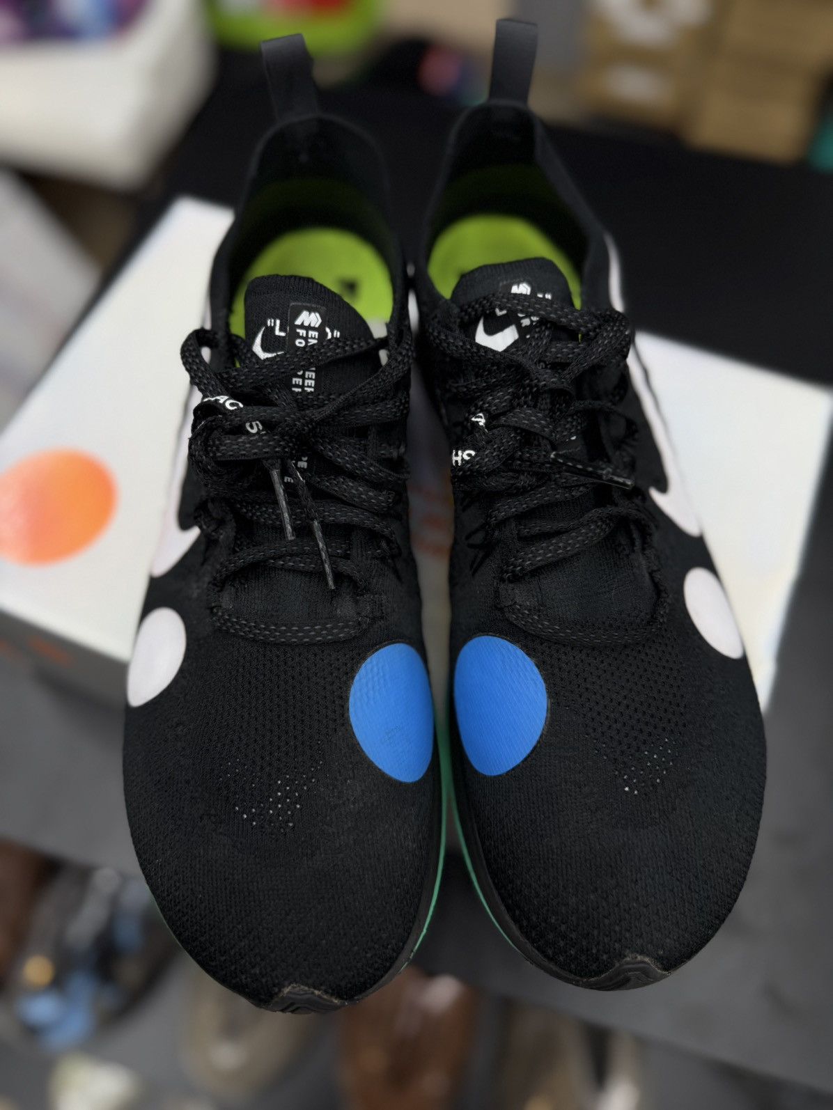 Nike Nike Off White Zoom Fly Mercurial Size 11 (AO2115-001) Size US 11 / EU 44 - 9 Thumbnail