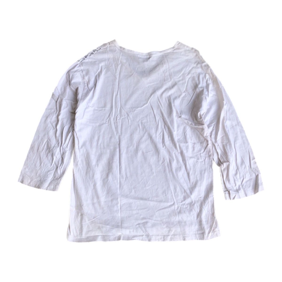 Japanese Brand Comme ca ism poem longsleeve Size US L / EU 52-54 / 3 - 3 Thumbnail