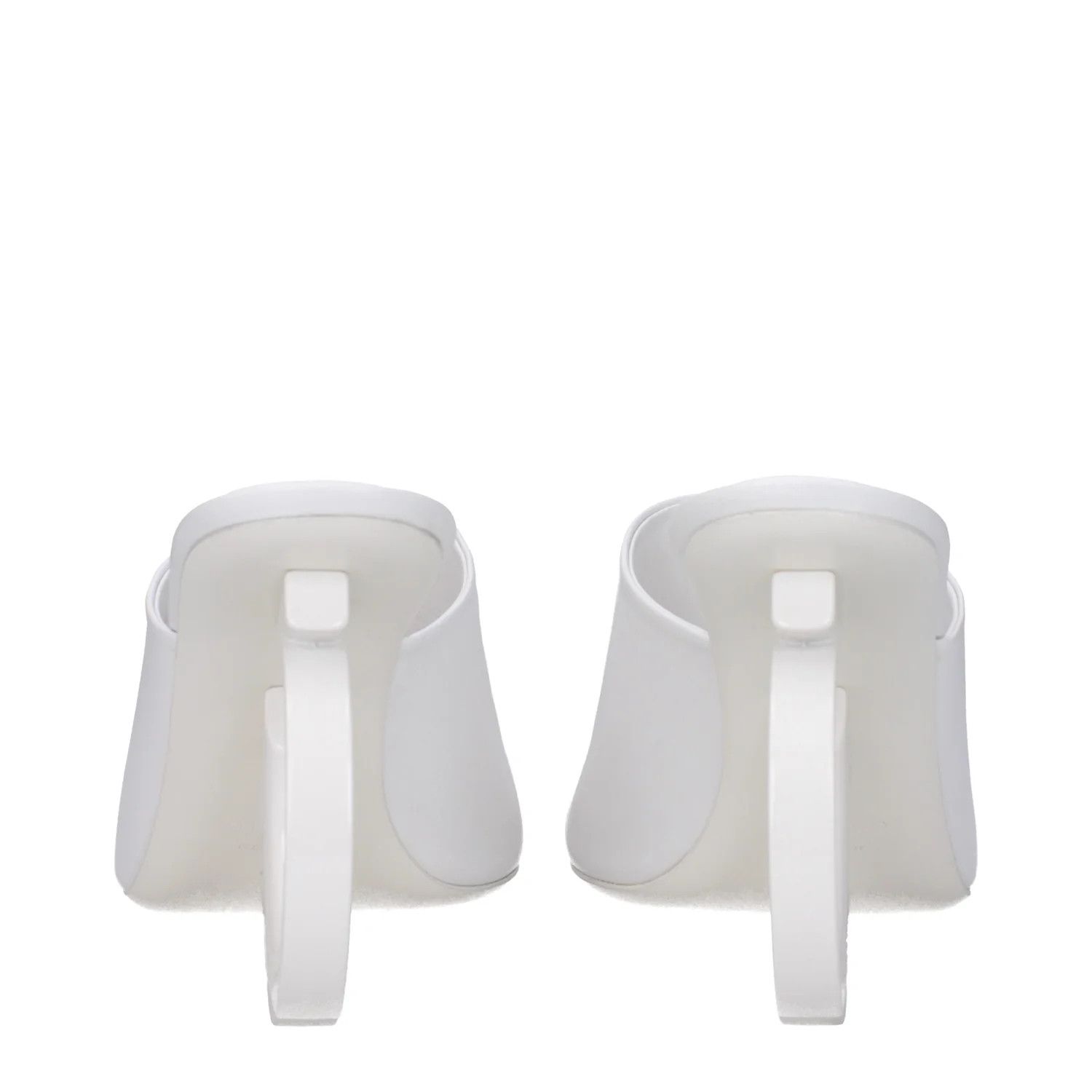 Salvatore Ferragamo o1s1rm0724 Astro Leather Mules in White Size US 5.5 / IT 35.5 - 5 Thumbnail