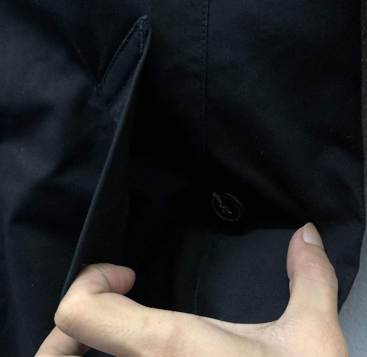 NANO universe × Vintage Nano Universe Tokyo Black Cotton Hooded Coat – Size S Size US S / EU 44-46 / 1 - 8 Thumbnail