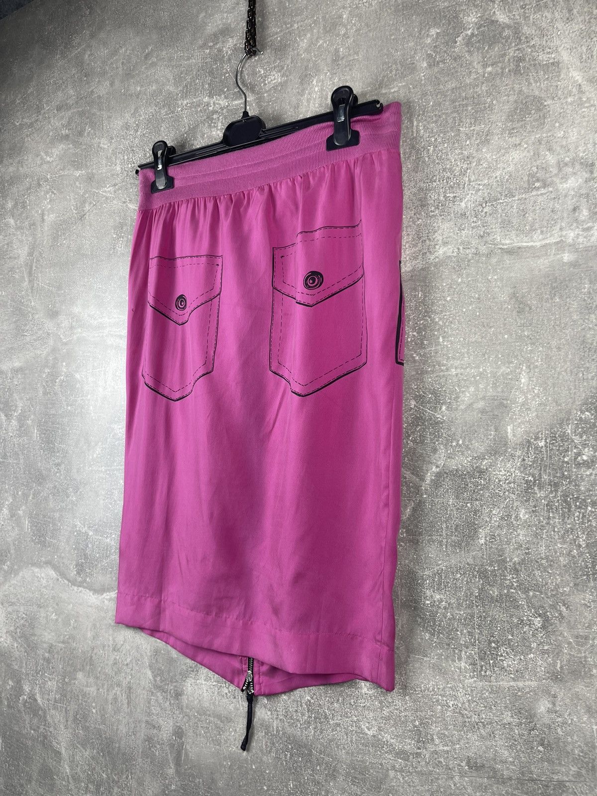 Jean Charles De Castelbajac × Vintage JC de Castelbajac NWT Archive 90s Silk Vintage Y2K Skirt Size 26" / US 2 / IT 38 - 7 Thumbnail