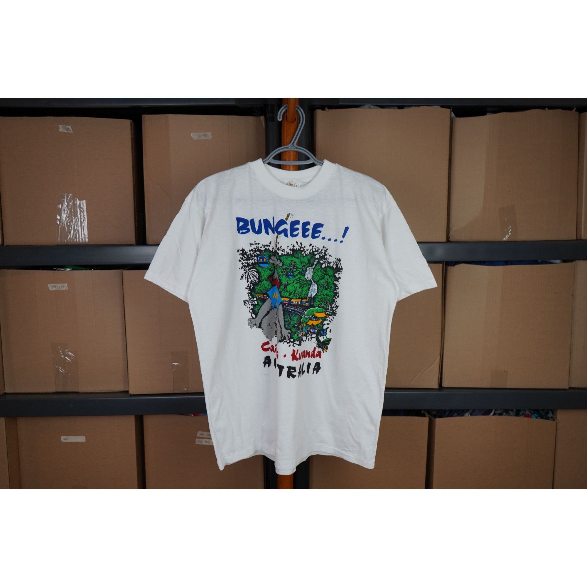 Vintage Vintage Australia Bungee Jumping Tshirt Men's M #451 Size US M / EU 48-50 / 2 - 1 Thumbnail