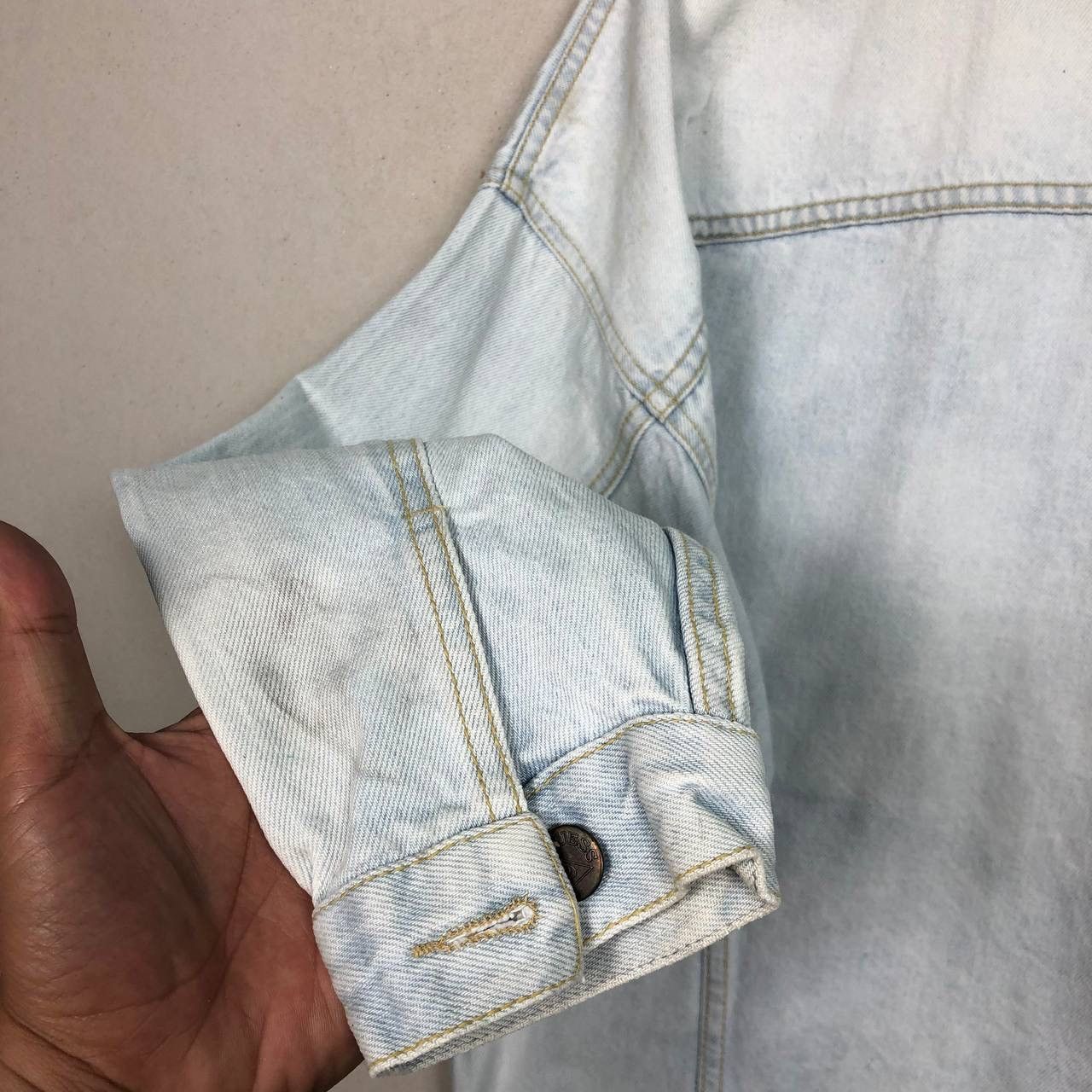 Georges Marciano × Guess × Vintage Vintage Guess by Geoges Marciano Denim Acid Washed Jacket Size US S / EU 44-46 / 1 - 7 Thumbnail
