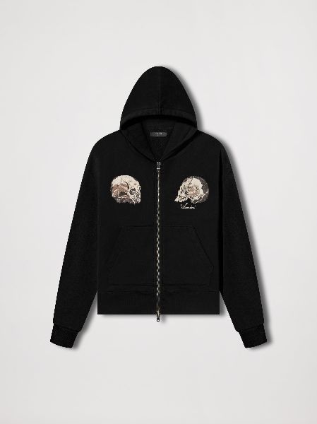 Amiri o1y0525 Logo Hoodie in Black Size US M / EU 48-50 / 2 - 1 Thumbnail