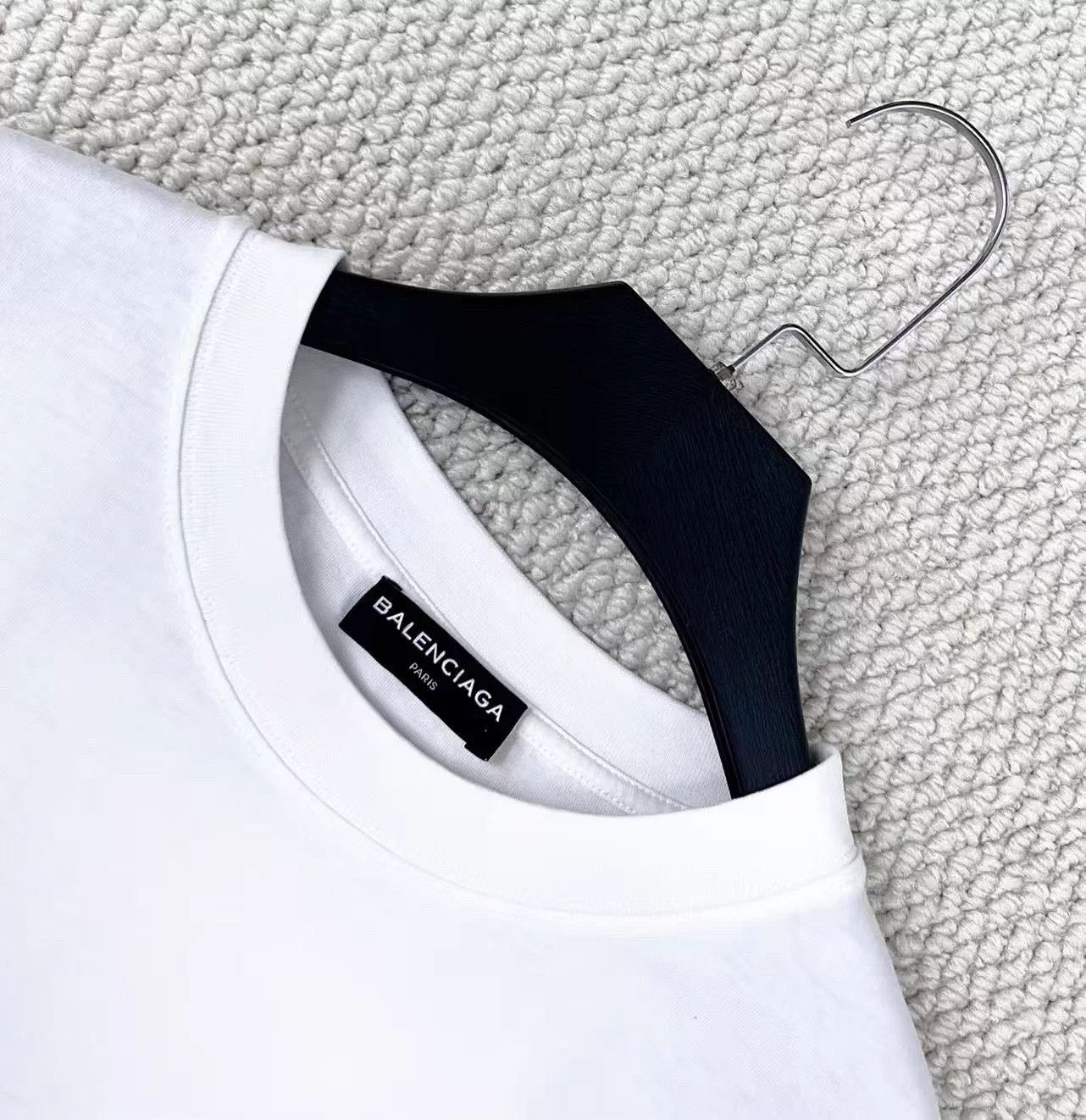 Balenciaga Balenciaga White SS Logo Tee XL Unisex 98 New Tags Size US XL / EU 56 / 4 - 3 Thumbnail