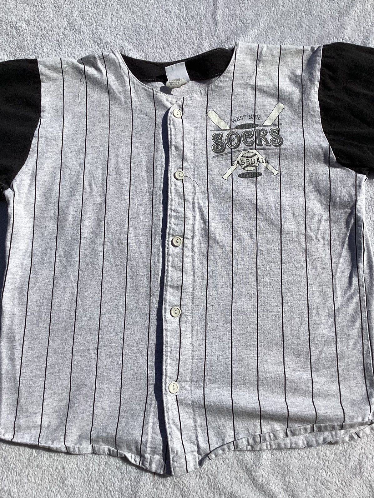 Other Vtg 90s west side Baltimore Black socks baseball league tee Size US M / EU 48-50 / 2 - 2 Thumbnail