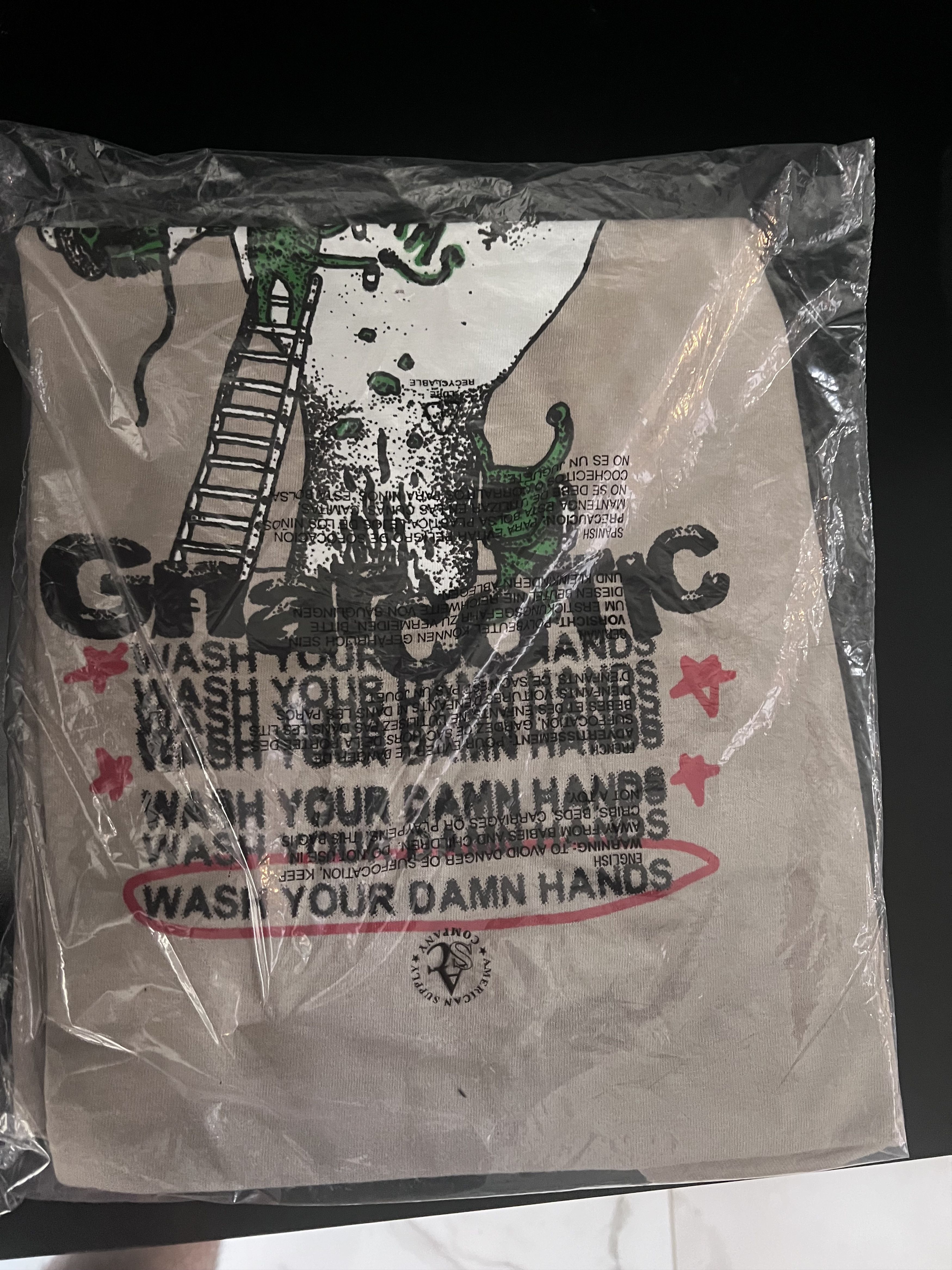 Gnarcotic Gnarcotic: Wash Your Damn Hands T-Shirt Size Small Size US S / EU 44-46 / 1 - 2 Thumbnail